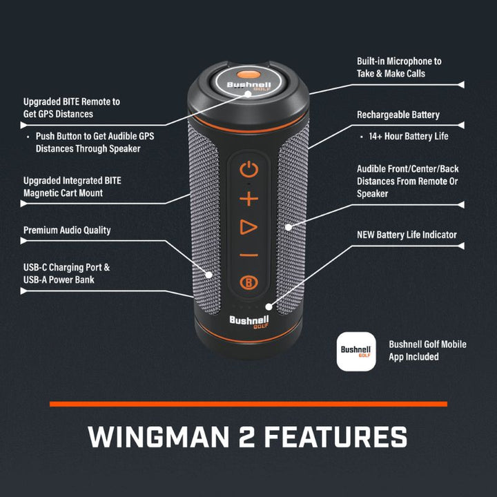 Wingman 2 Golf Speaker