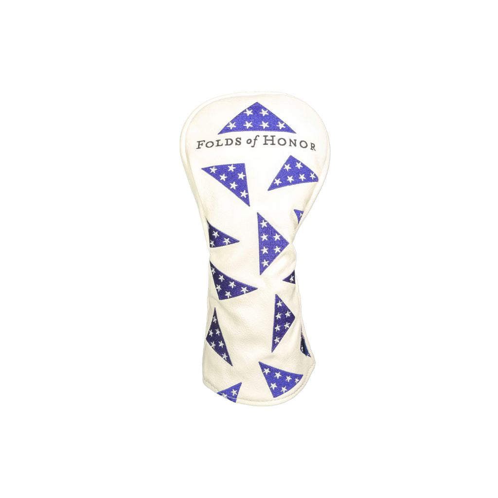 Folds of Honor White Driver Headcover