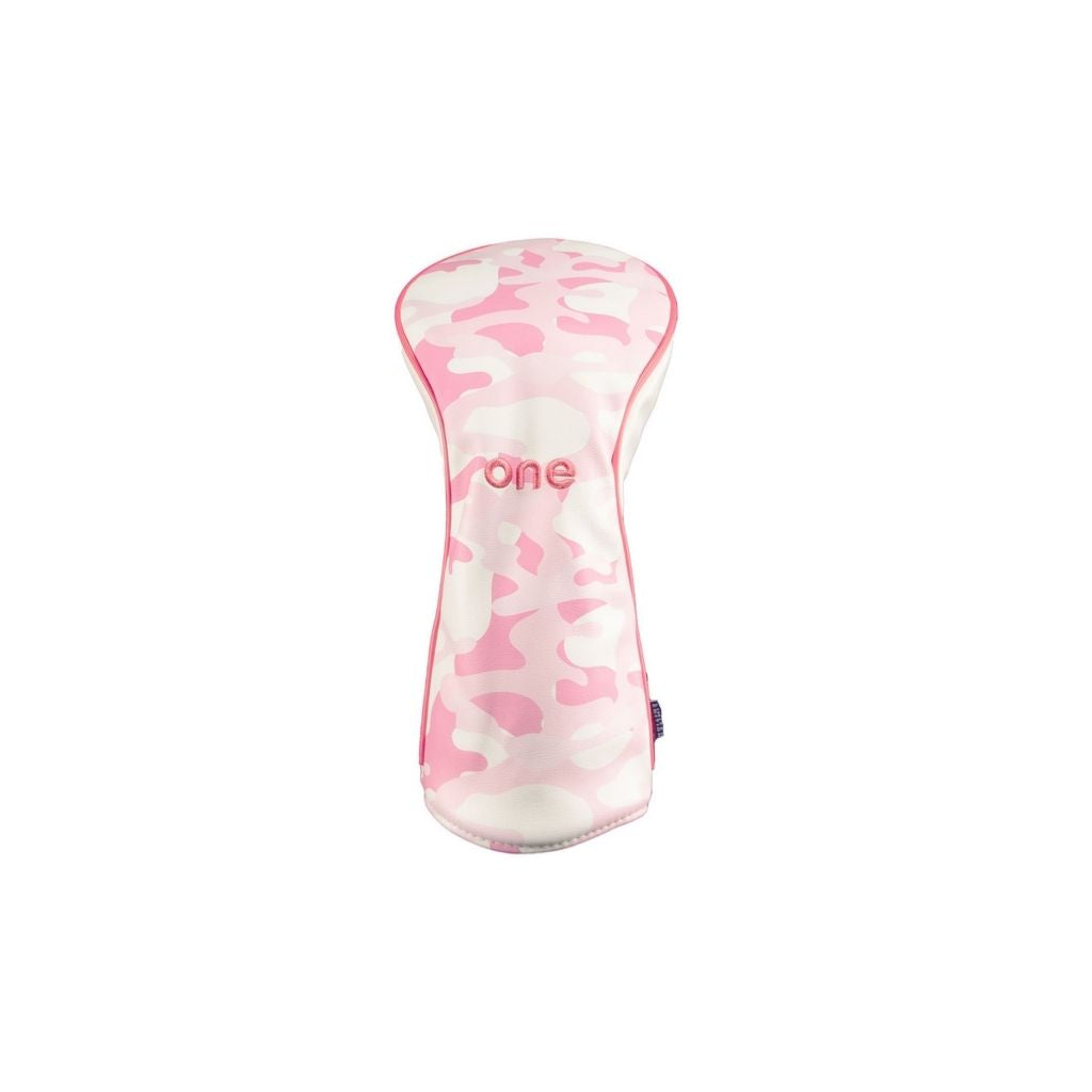 Pink Camo "One" Driver Cover