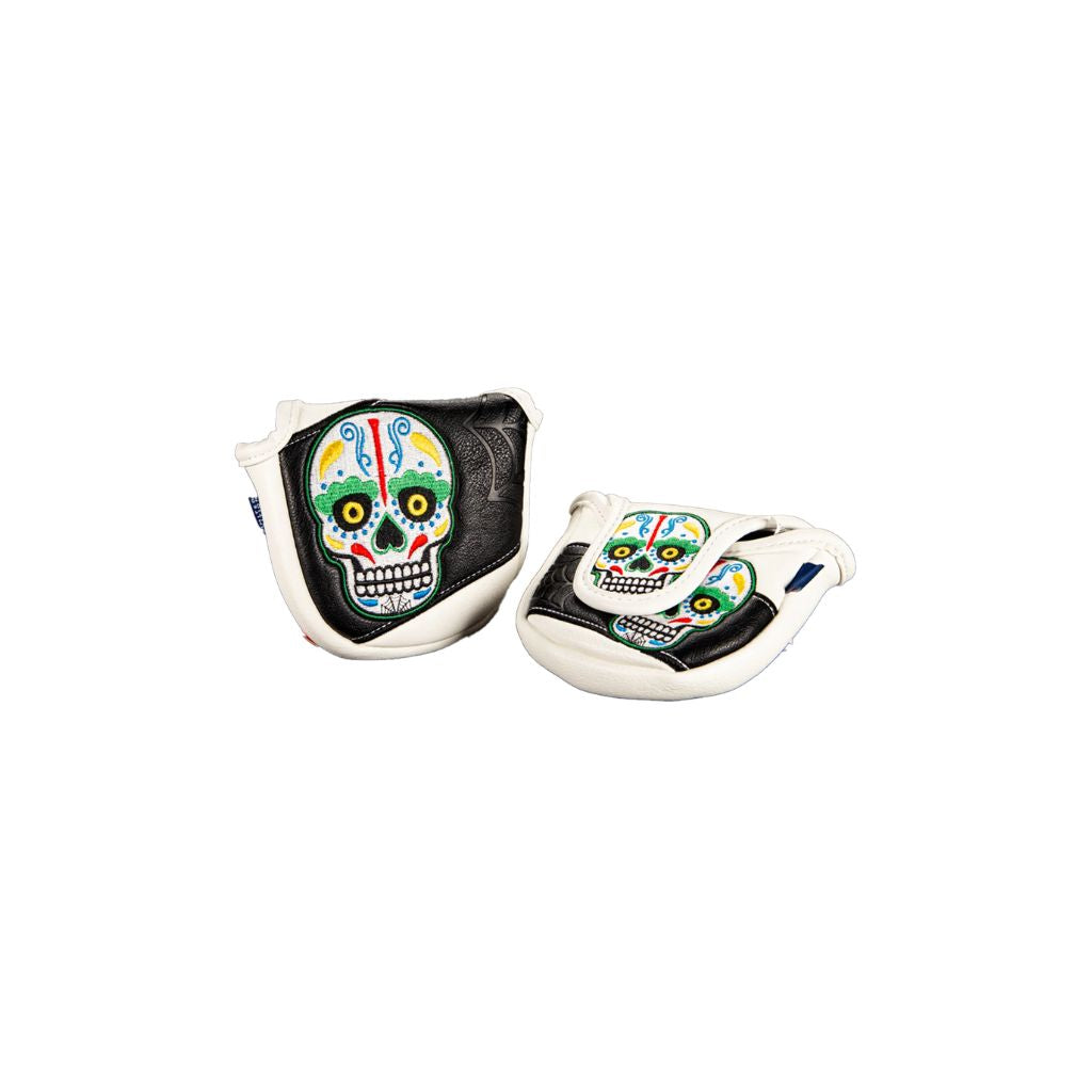 Sugar Skull with Web Mallet Putter Headcover