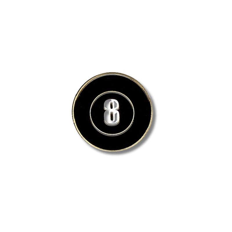 8 Ball Metal Ball Marker