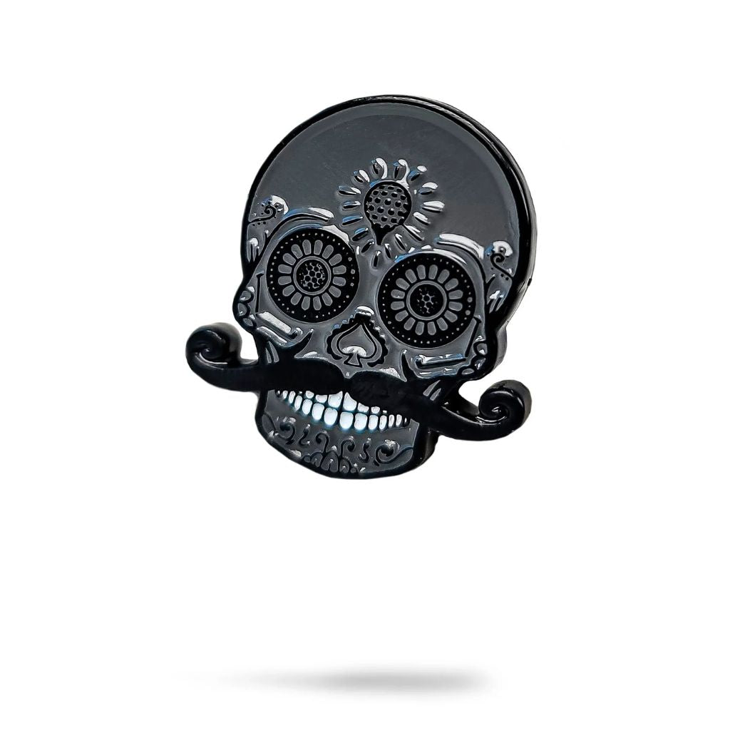 Blackout Sugar Skull Ball Marker