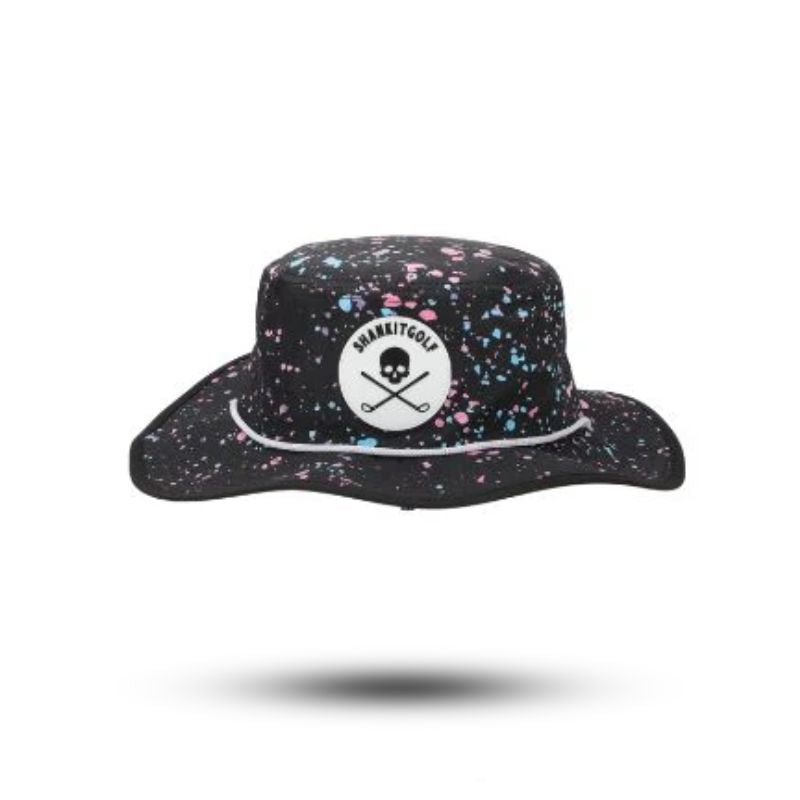 Black Paint Bucket Hat