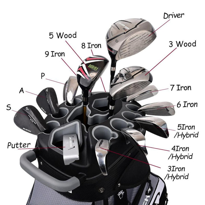 T-LOCK 2.0 14 Way Organizer Dividers Golf Soundless Cart Bag