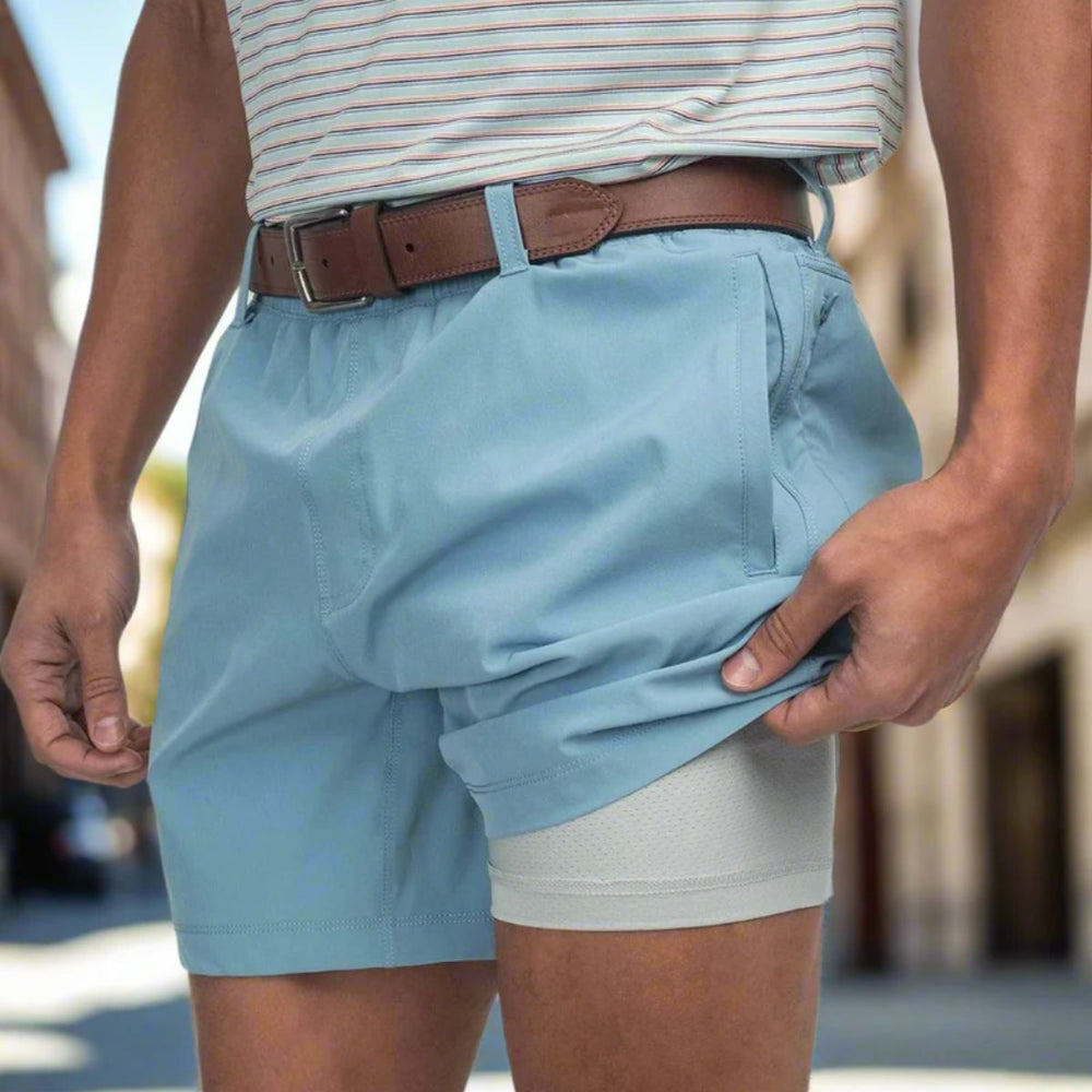 Everyday Hybrid Short With Belt Loops (5.5" inseam)