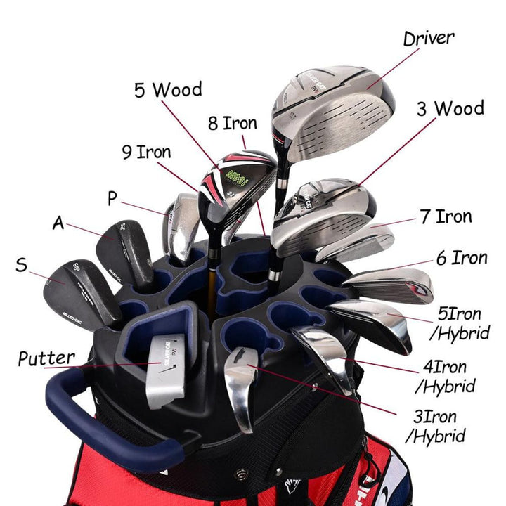 T-LOCK 2.0 14 Way Organizer Dividers Golf Soundless Cart Bag