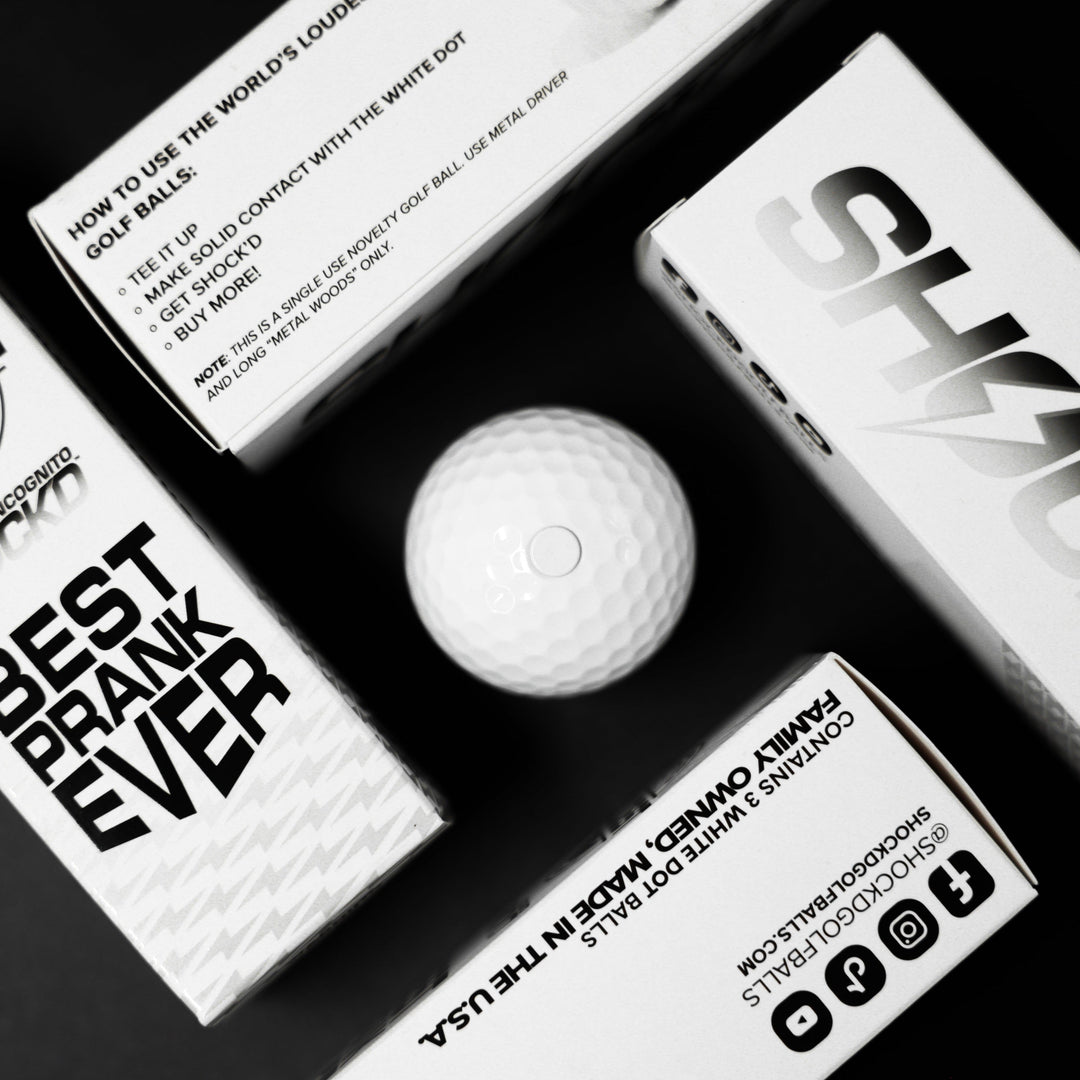 BUY 3 GET 1 FREE BUNDLE - SHOCK'D Golf Balls