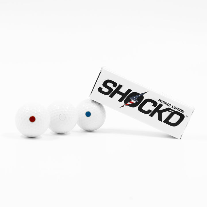 SHOCK'D Golf Balls - Patriot Edition
