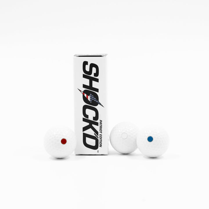 SHOCK'D Golf Balls - Patriot Edition