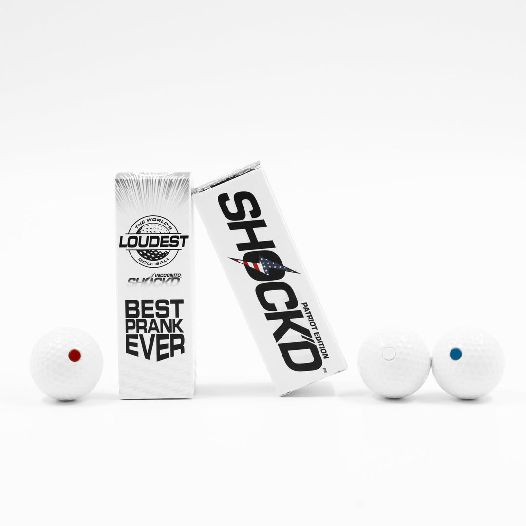 SHOCK'D Golf Balls - Patriot Edition