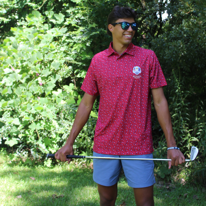 2025 Ryder Cup Bethpage Boy Printed Polo