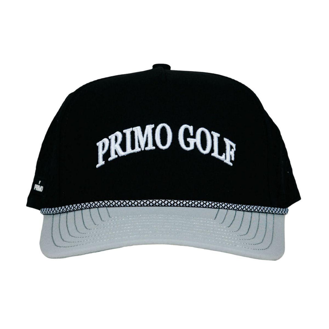 Black Serif Two Tone Hat