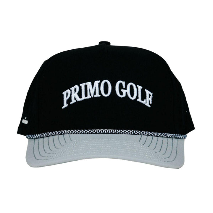 Black Serif Two Tone Hat