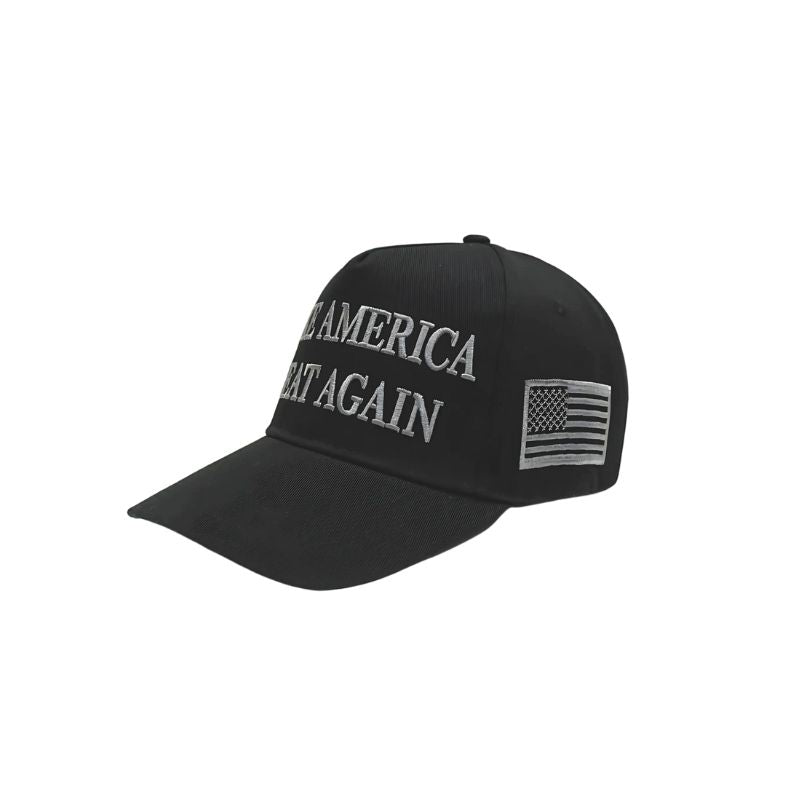 Make America Great Again Never Surrender - Black/Silver