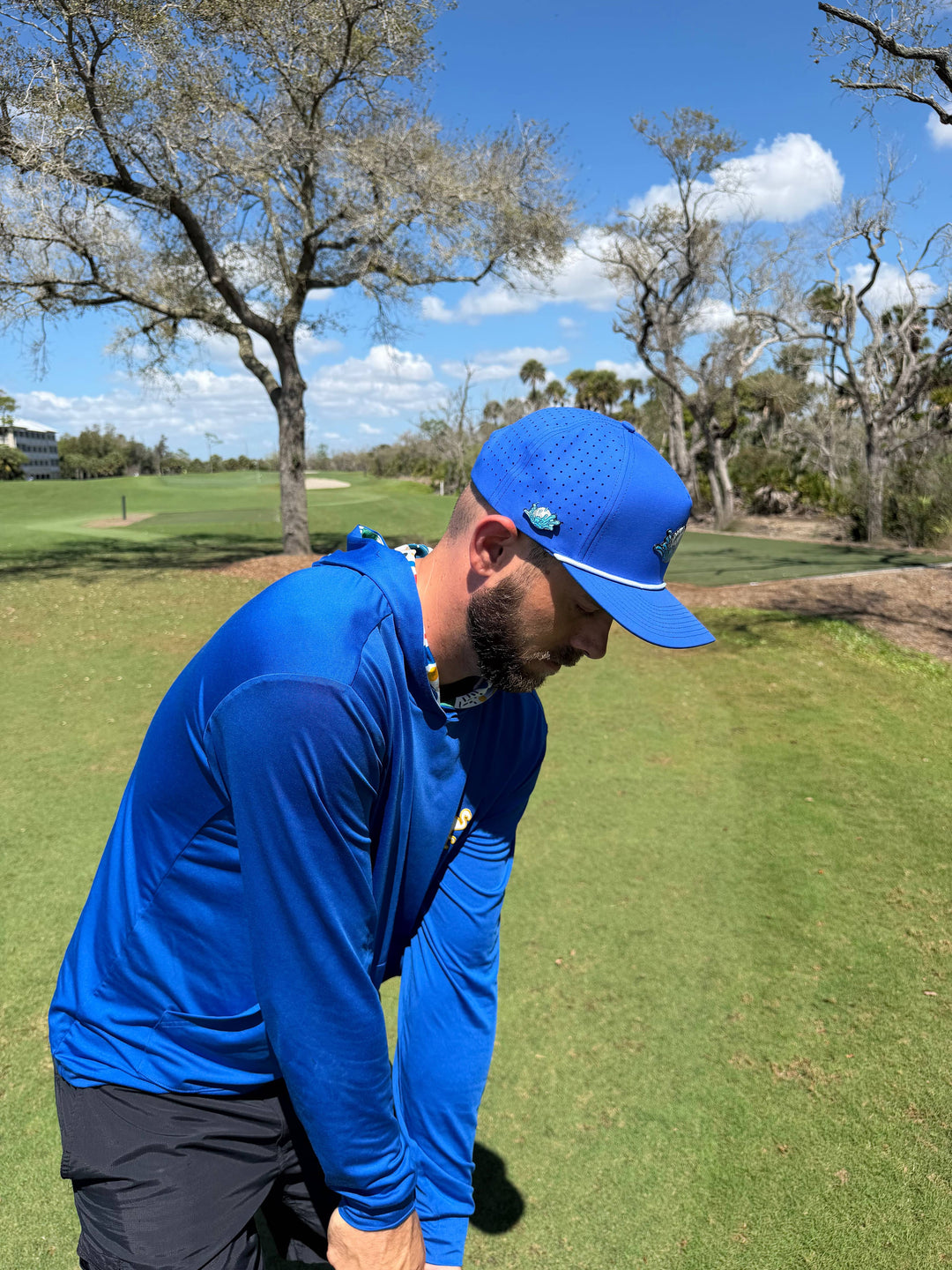 Water Ball Golf Snapback Hat