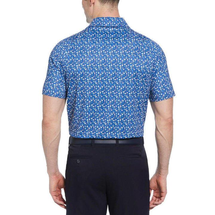 Cocktail Print Polo