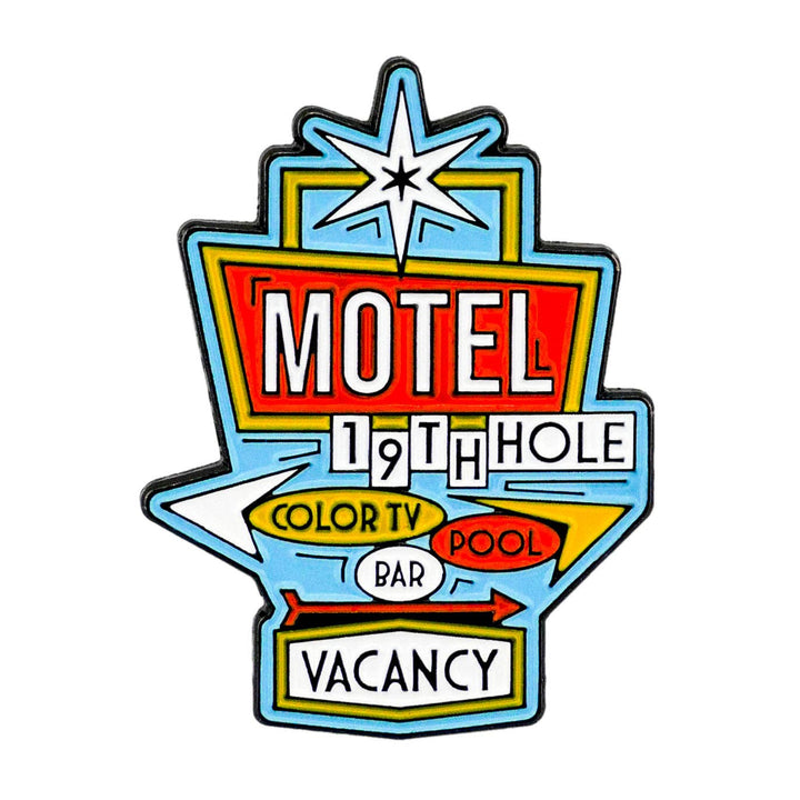 19th Hole Motel Sign Ball Marker