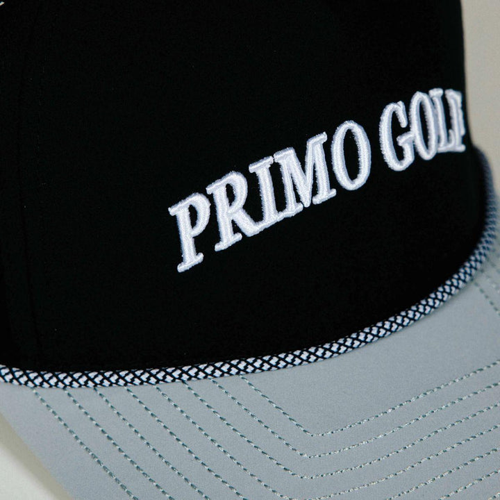 Black Serif Two Tone Hat