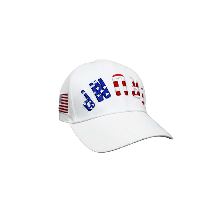 Trump USA White Strapback Hat