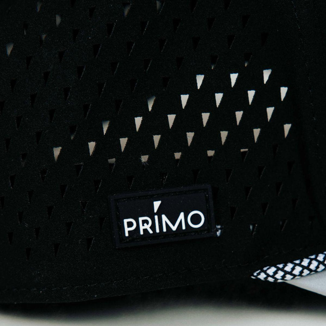 Black Serif Two Tone Hat