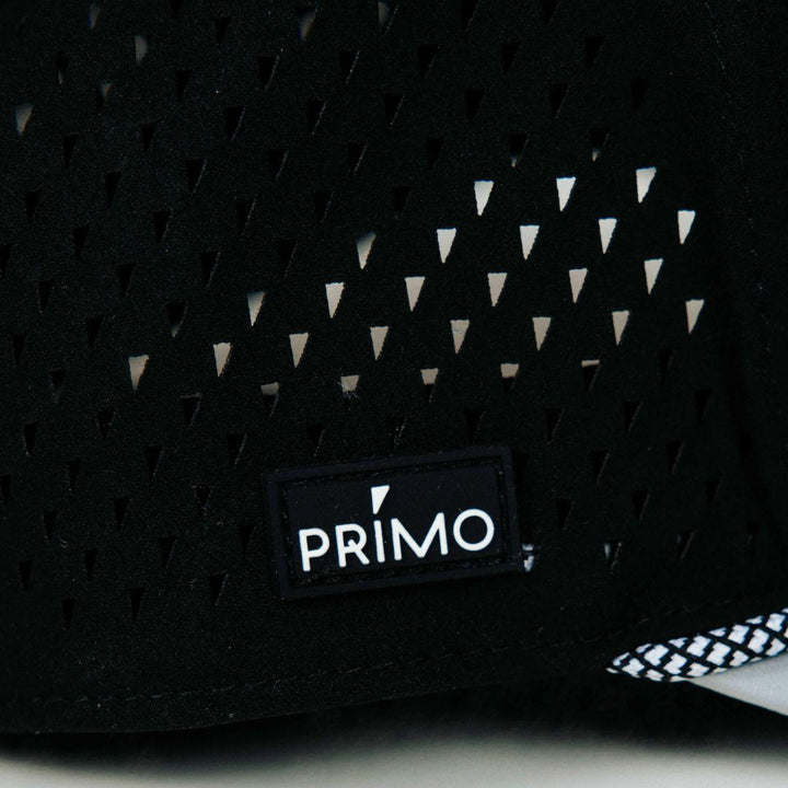 Black Serif Two Tone Hat
