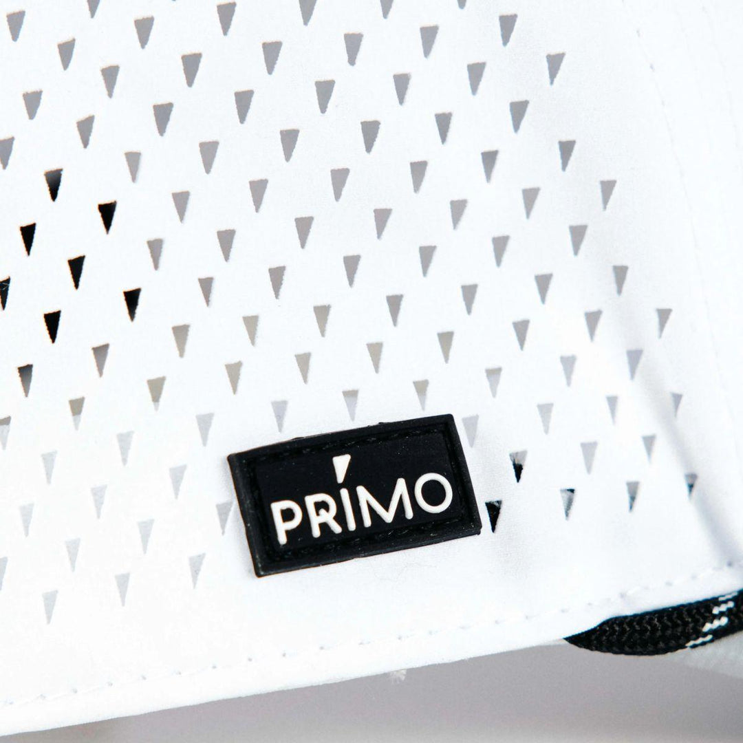 White Serif Two Tone Hat