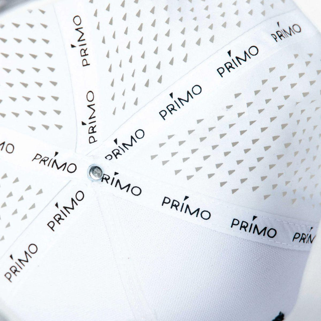 White Serif Two Tone Hat
