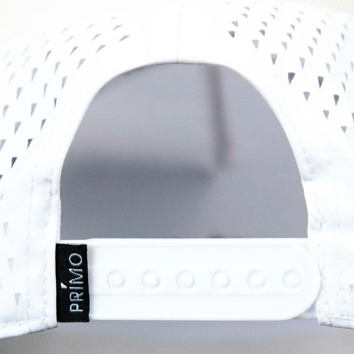 White Serif Two Tone Hat