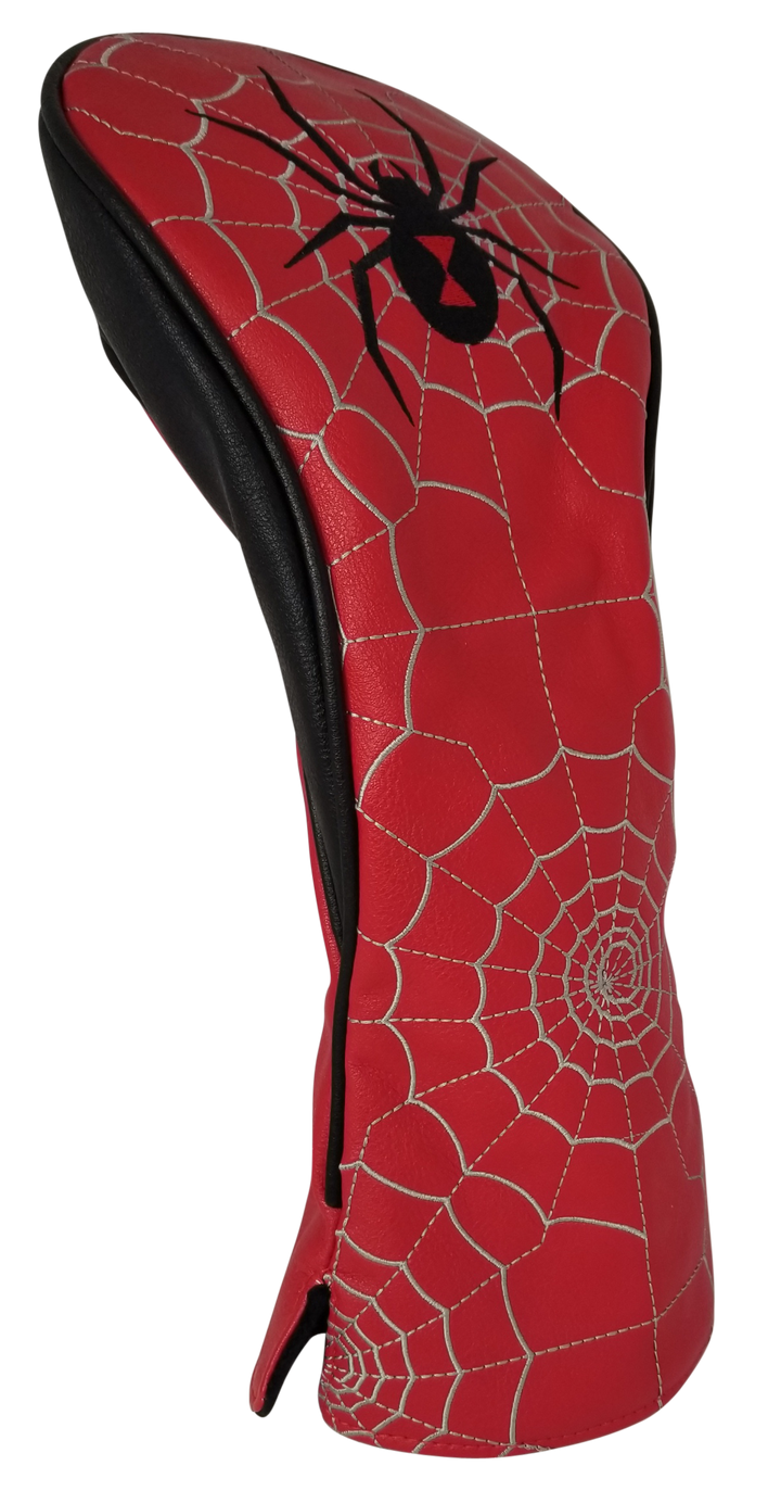 Black Widow Spider Embroidered Driver Headcover by ReadyGOLF