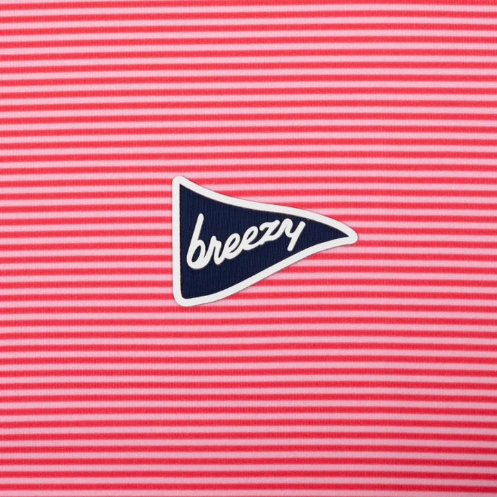 The Red & Pink Stripe Polo