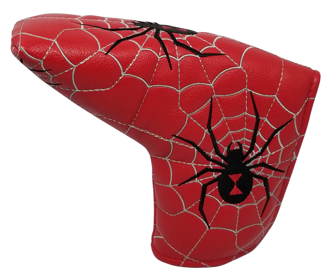 Black Widow Spider Embroidered Blade Putter Cover by ReadyGOLF