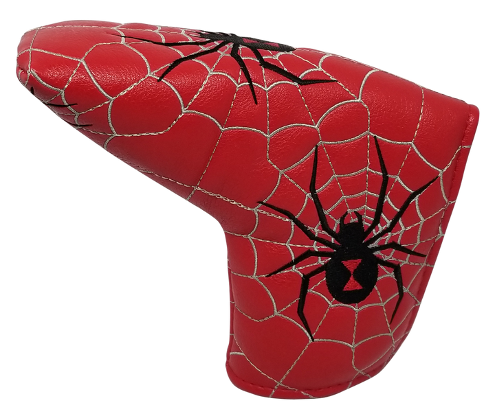 Black Widow Spider Embroidered Blade Putter Cover by ReadyGOLF