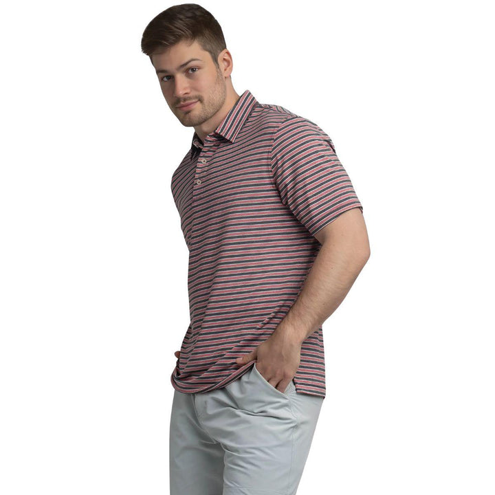 Cahaba Heather Stripe Polo