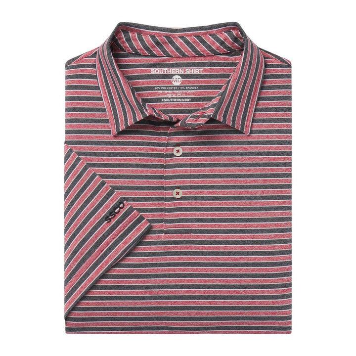 Cahaba Heather Stripe Polo