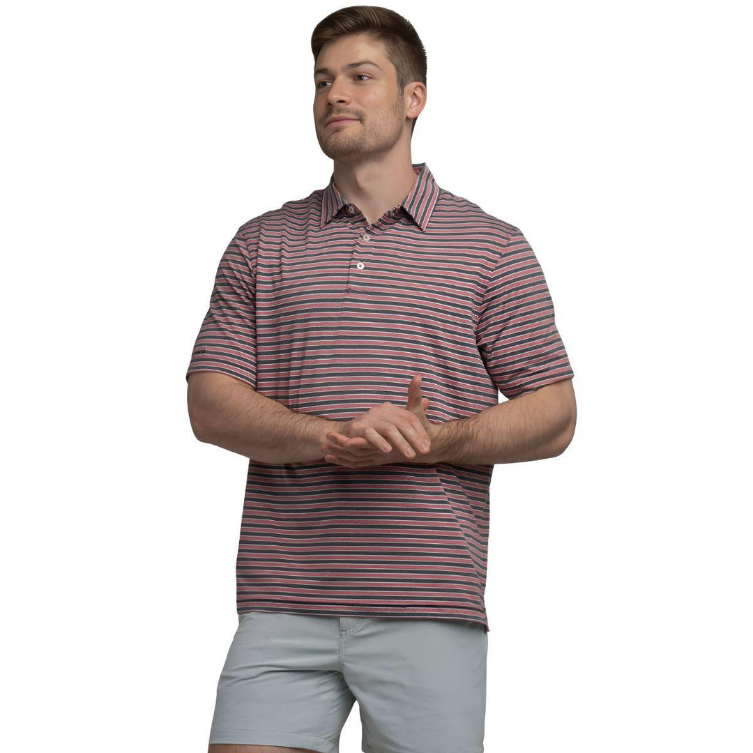 Cahaba Heather Stripe Polo