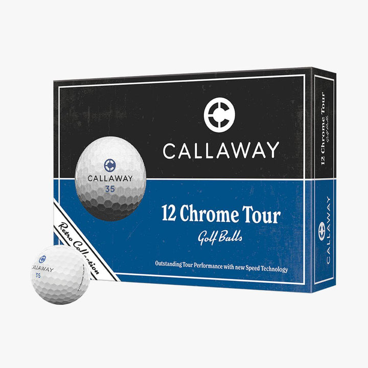 Chrome Tour Retro Golf Balls