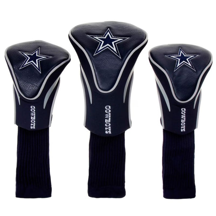 Dallas Cowboys 3-Pack Contour Golf Club Head Covers