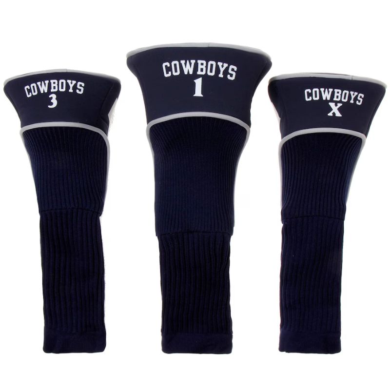 Dallas Cowboys 3-Pack Contour Golf Club Head Covers