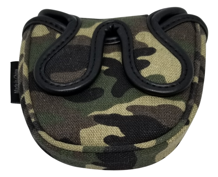 Dancing Gopher Camo Embroidered Mallet Putter Cover by ReadyGOLF