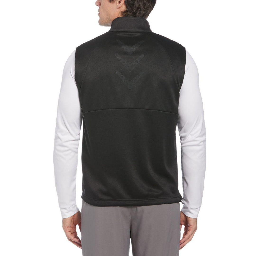 Full Zip Chevron Back Golf Vest