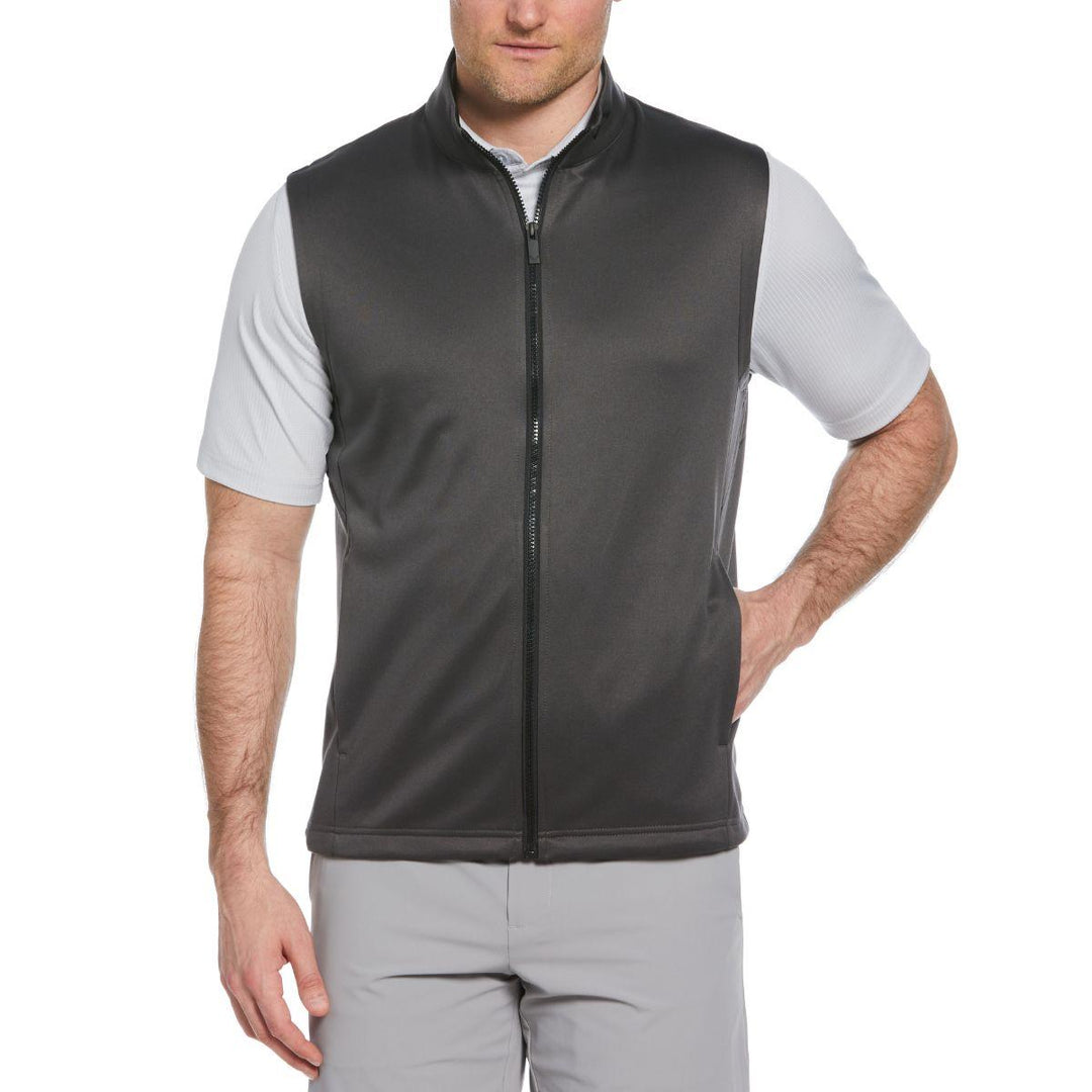 Full Zip Chevron Back Golf Vest