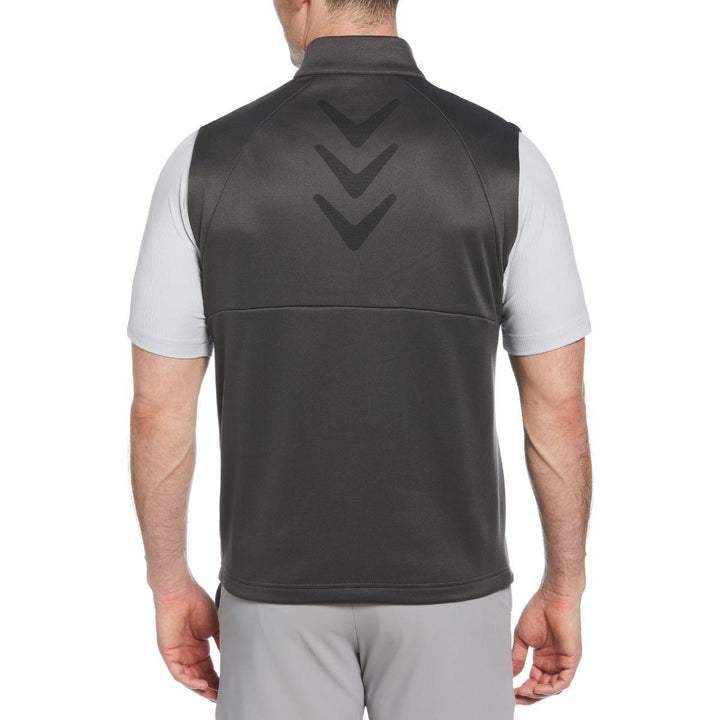 Full Zip Chevron Back Golf Vest