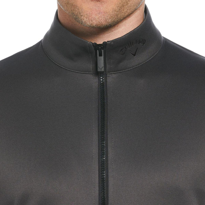 Full Zip Chevron Back Golf Vest