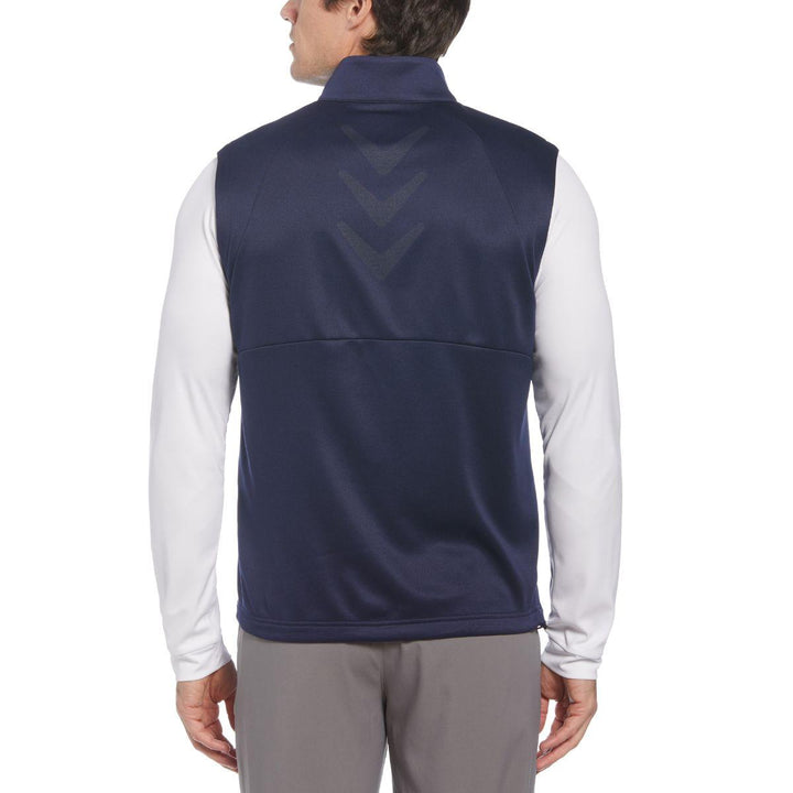 Full Zip Chevron Back Golf Vest