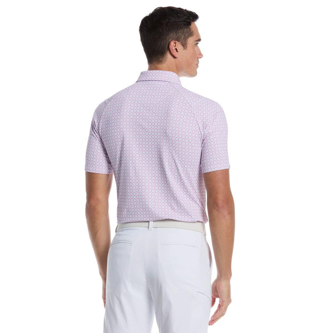 Golf Club Geo Print Polo