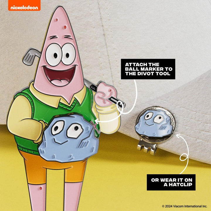 Golfing Patrick Divot Tool w/ Pete the Rock Ball Marker