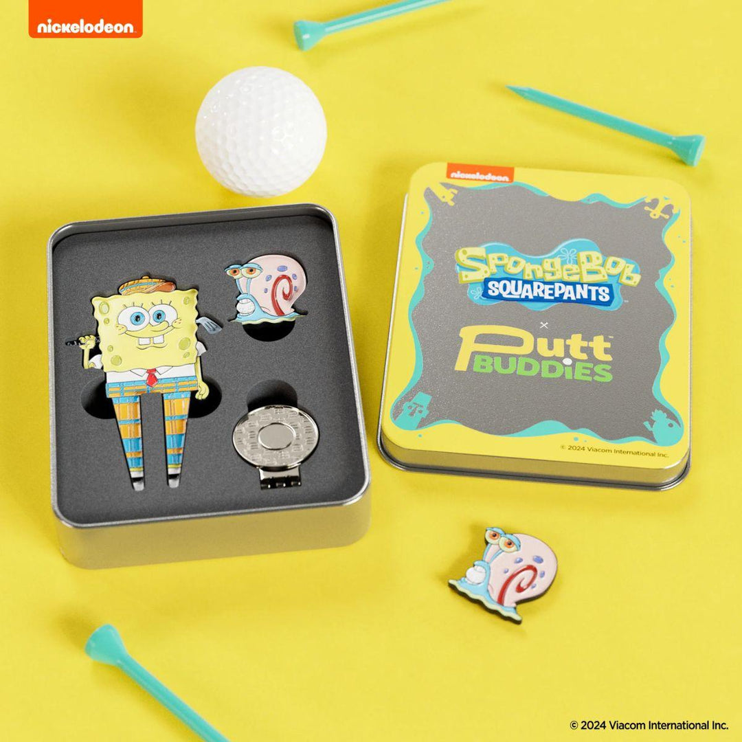 Golfing SpongeBob Divot Tool w/ Gary Ball Marker