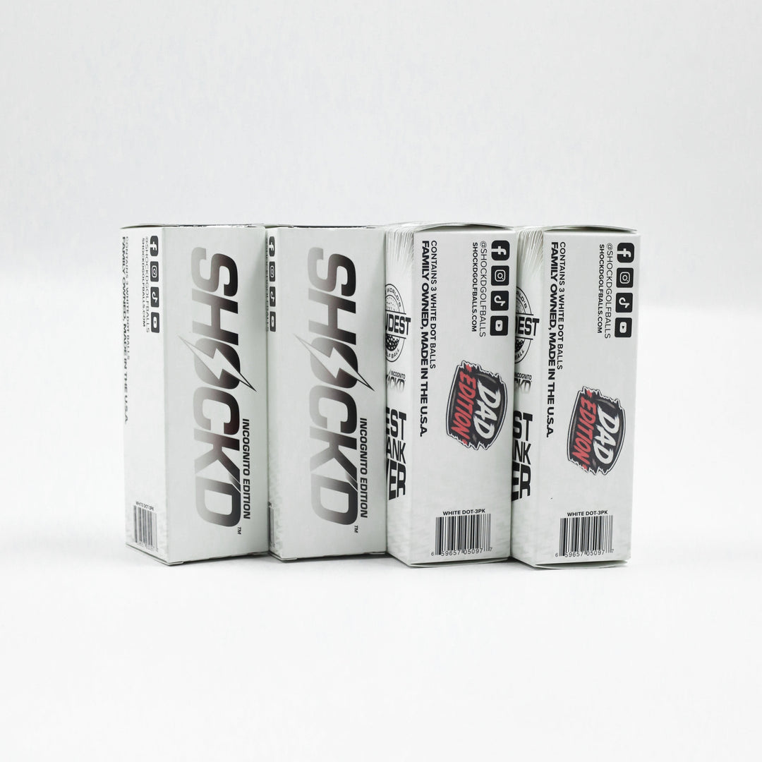 BUY 3 GET 1 FREE BUNDLE - SHOCK'D Golf Balls