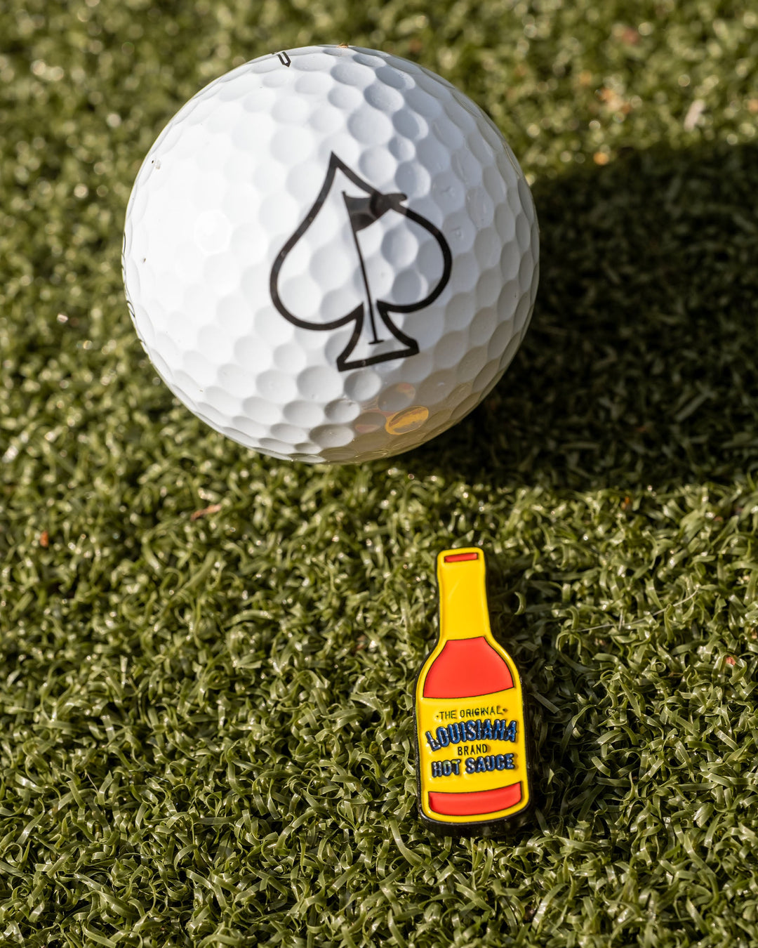 Louisiana Hot Sauce Ball Marker