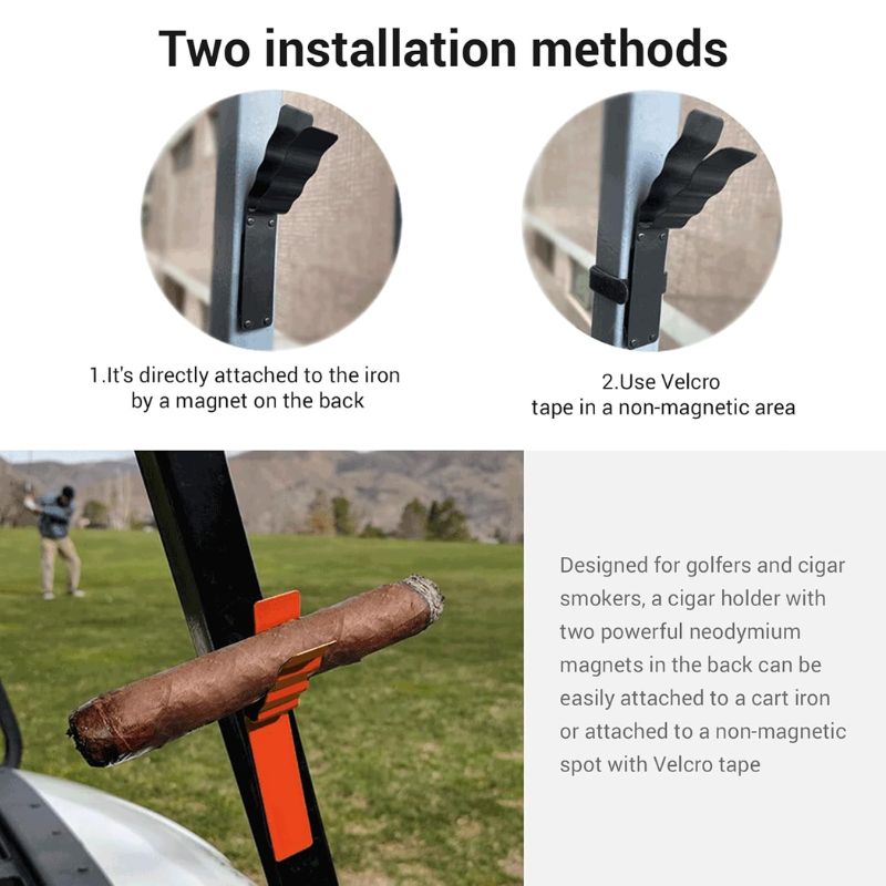 Metal Magnetic Cigar Holder